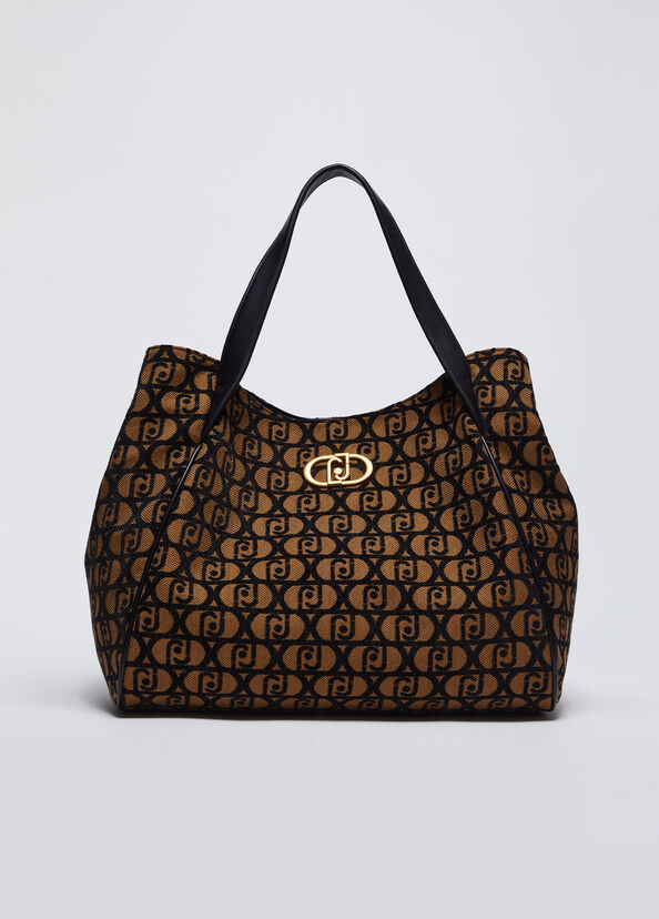 Liu Jo Shopping bag jacquard con logo Convenienza
