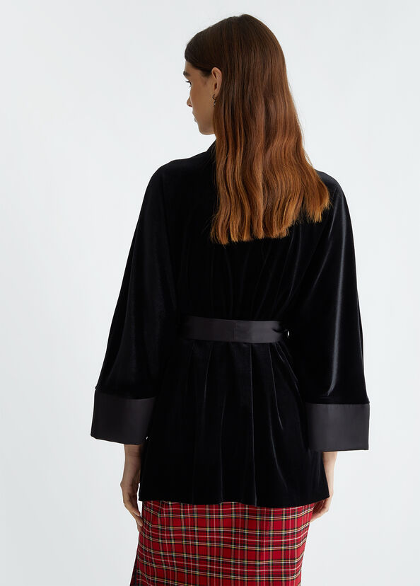 Liu Jo Giacca kimono in velluto Economico