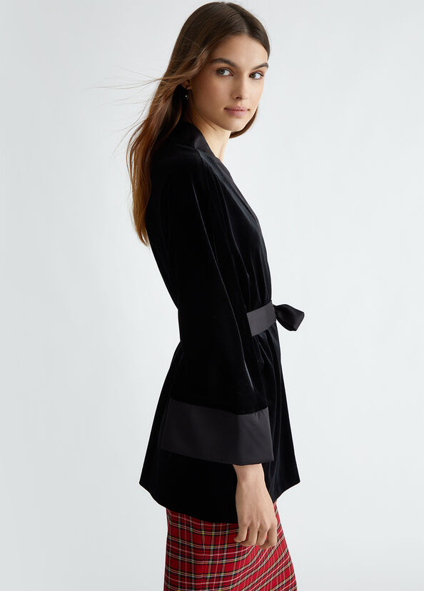 Liu Jo Giacca kimono in velluto Economico