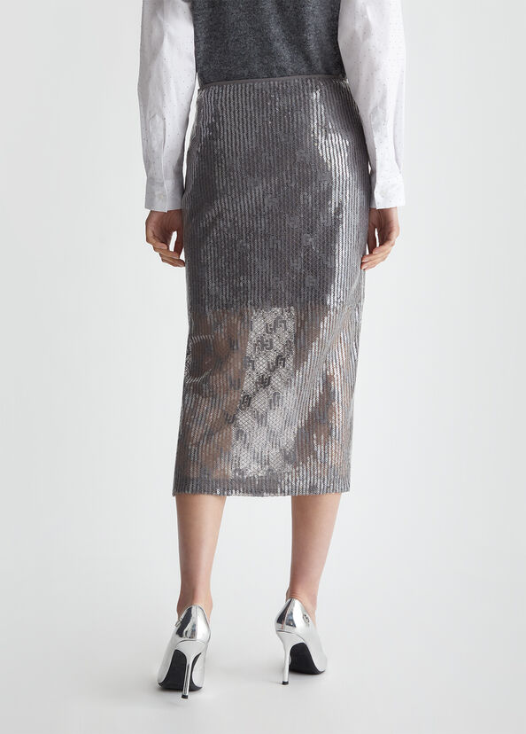 Liu Jo Gonna in pizzo con paillettes Outlet