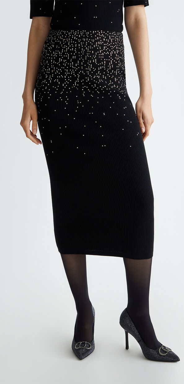 Liu Jo Longuette con strass dégradé Offerte