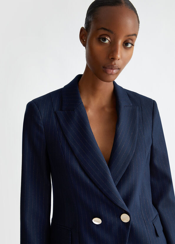 Liu Jo Blazer in flanella gessata Qualità