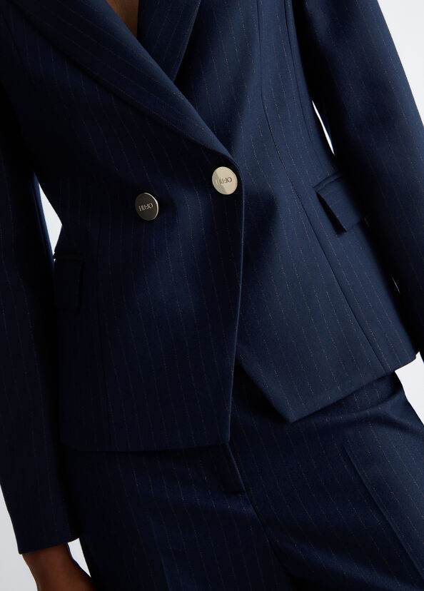 Liu Jo Blazer in flanella gessata Qualità