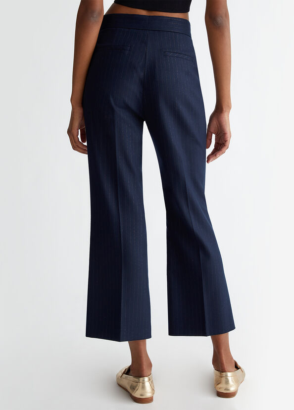 Liu Jo Pantaloni in flanella gessata Vendita