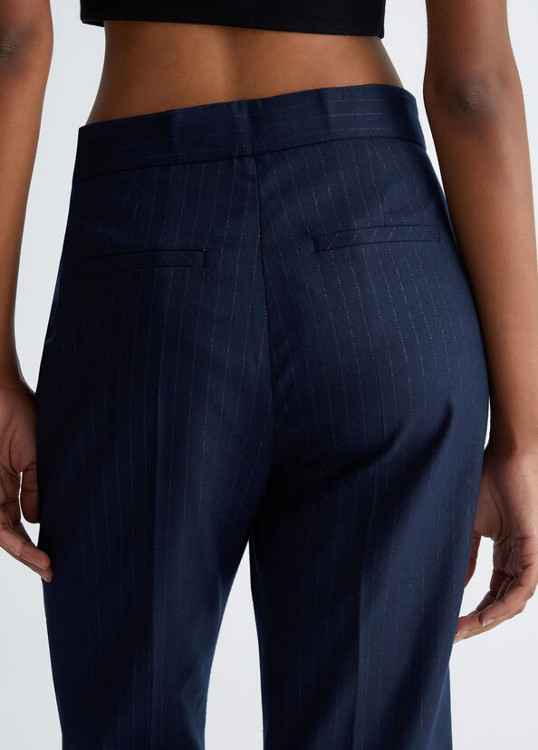 Liu Jo Pantaloni in flanella gessata Vendita