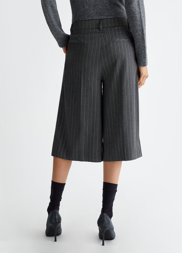 Liu Jo Pantaloni culotte gessati Promozione