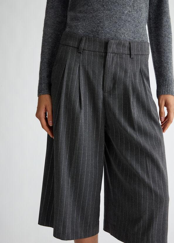 Liu Jo Pantaloni culotte gessati Promozione