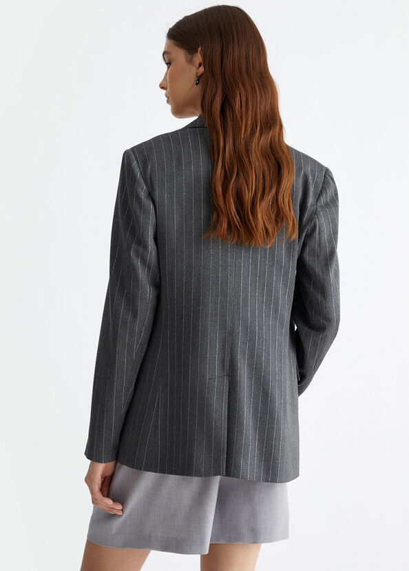 Liu Jo Blazer gessato Spedizione Gratuita
