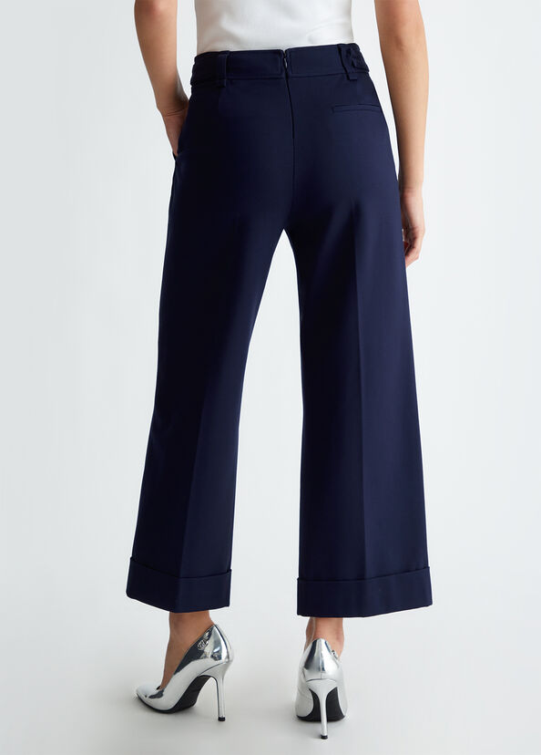 Liu Jo Pantaloni cropped con cintura Negozi Online