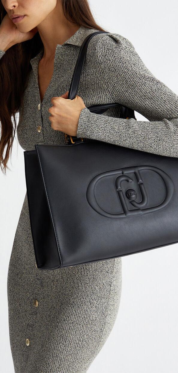 Liu Jo Shopping bag con logo monogram Vendita Calda