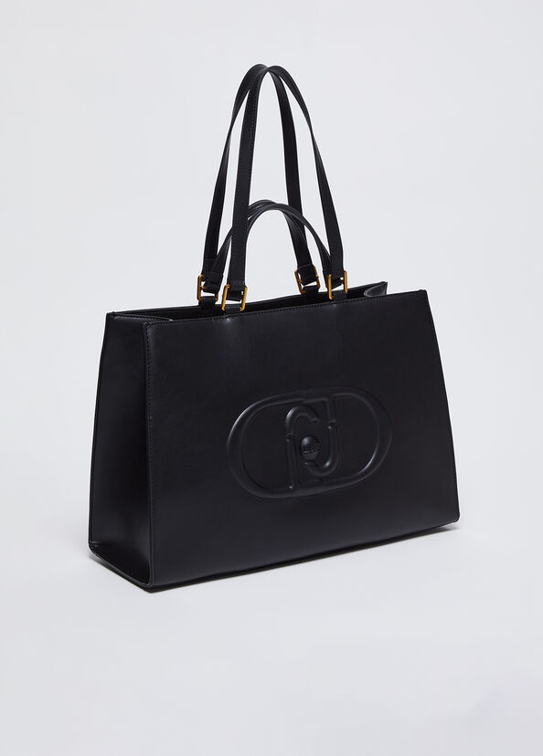 Liu Jo Shopping bag con logo monogram Vendita Calda