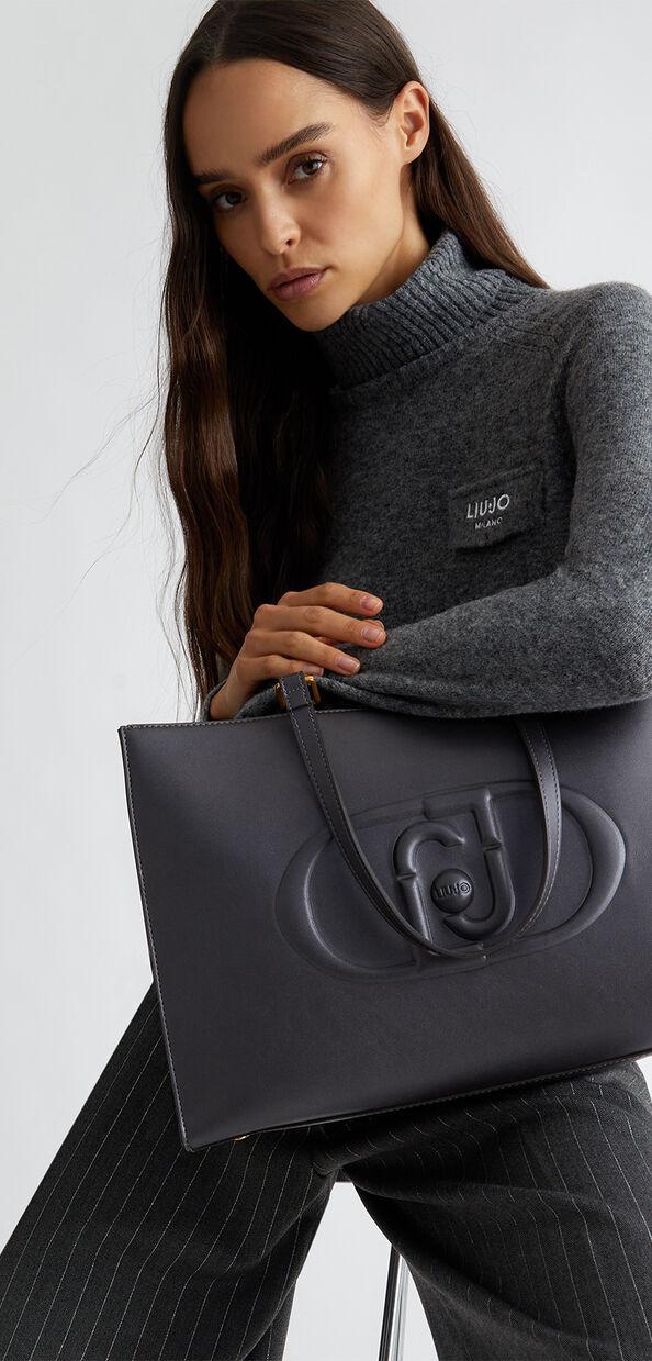 Liu Jo Shopping bag con logo monogram