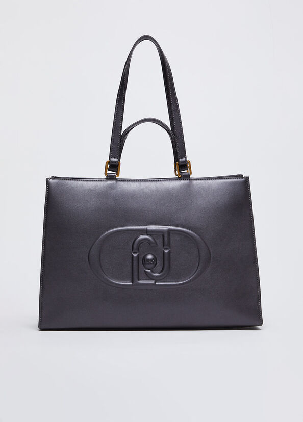Liu Jo Shopping bag con logo monogram Vendita Economica