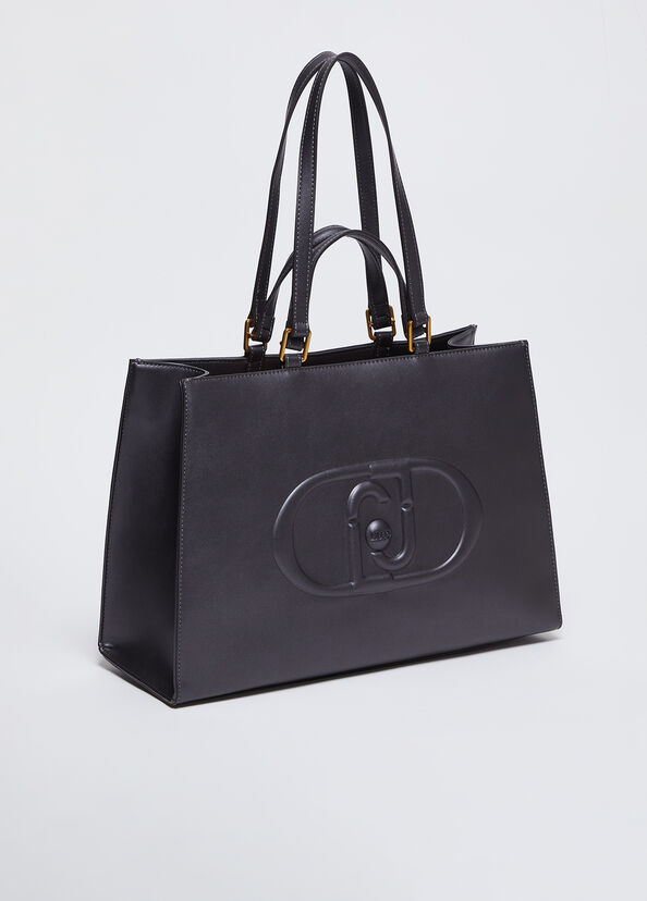 Liu Jo Shopping bag con logo monogram Vendita Economica