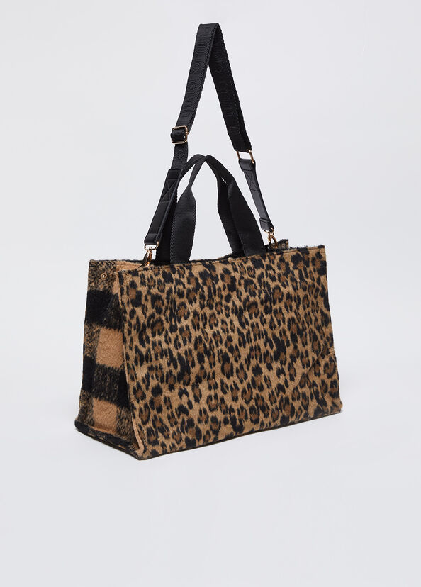 Liu Jo Shopping bag animalier Saldi Di Fabbrica