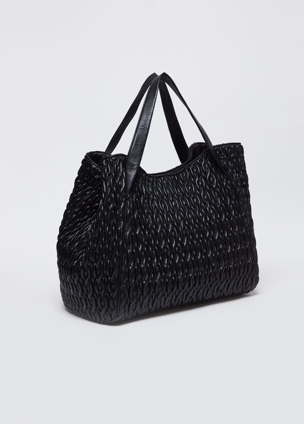Liu Jo Shopping bag matelassé con pochette Nuovo