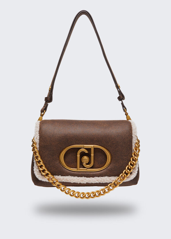 Liu Jo Borsa grande LaPuffy in tessuto spalmato Vendita