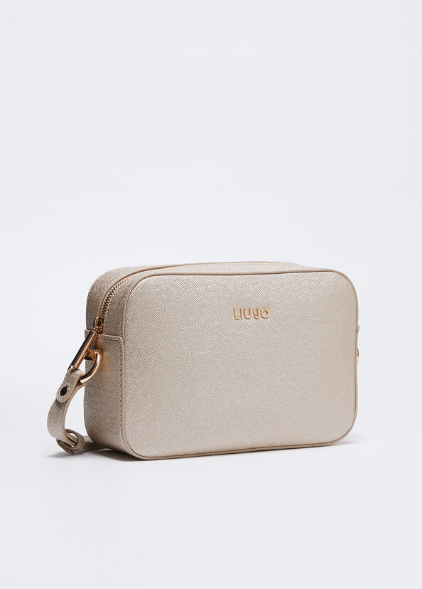 Liu Jo Borsa a tracolla color oro Soddisfazione Garantita