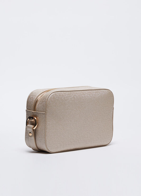 Liu Jo Borsa a tracolla color oro Soddisfazione Garantita