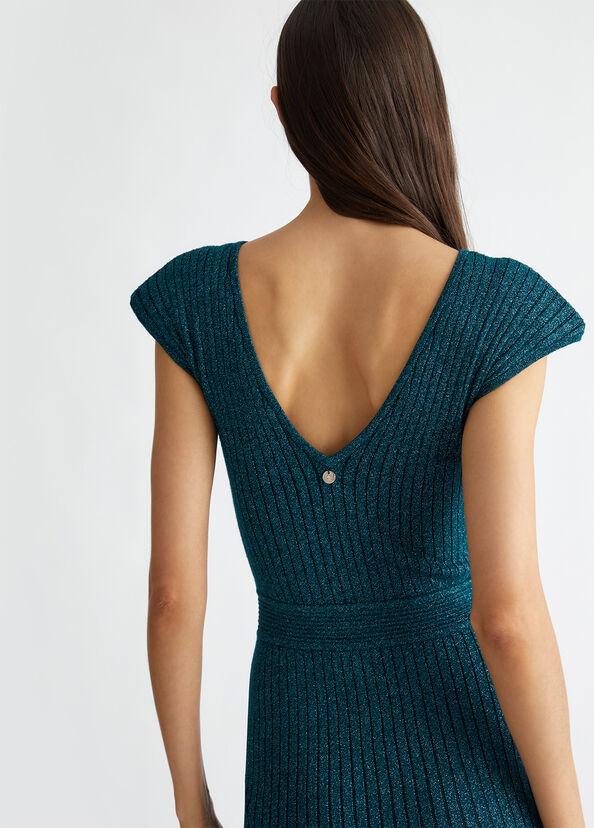 Liu Jo Abito midi in maglia lurex® Vendita Calda