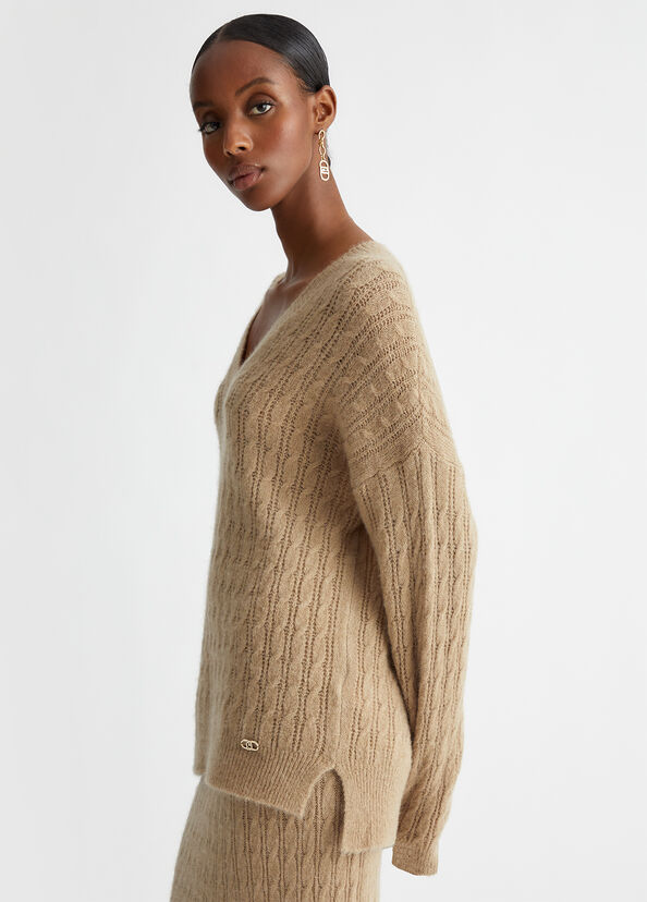 Liu Jo Maglione in misto alpaca Moda