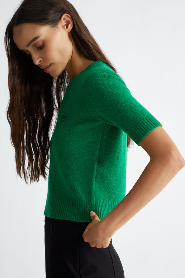 Liu Jo T-shirt in misto lana e alpaca Nuovo