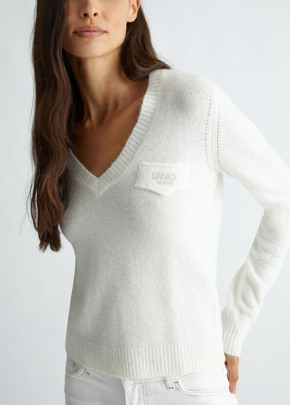 Liu Jo Maglia in misto lana e alpaca Vendita