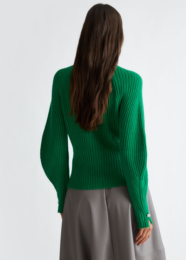 Liu Jo Maglia in misto lana a coste Fino Al -60%