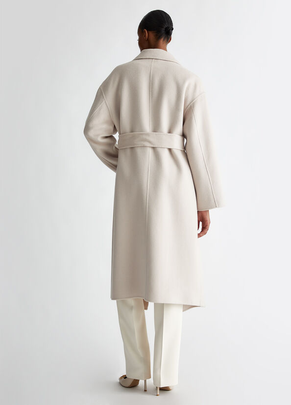 Liu Jo Cappotto in misto lana con cintura Shopping Online