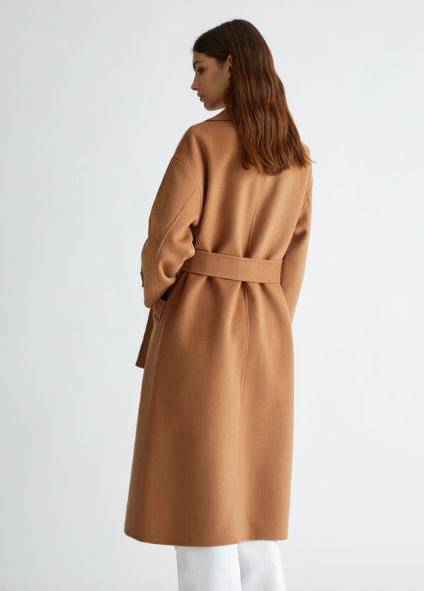 Liu Jo Cappotto in misto lana con cintura Sottocosto