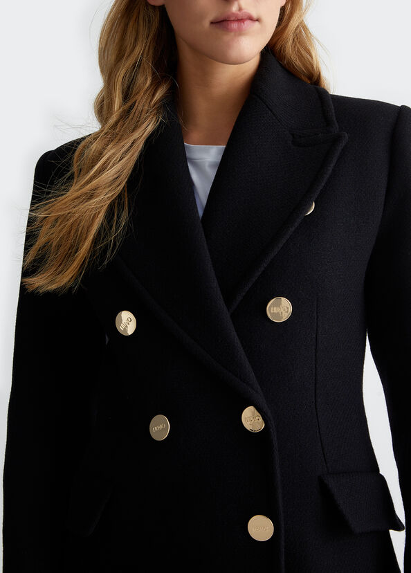 Liu Jo Cappotto doppiopetto in misto lana Outlet