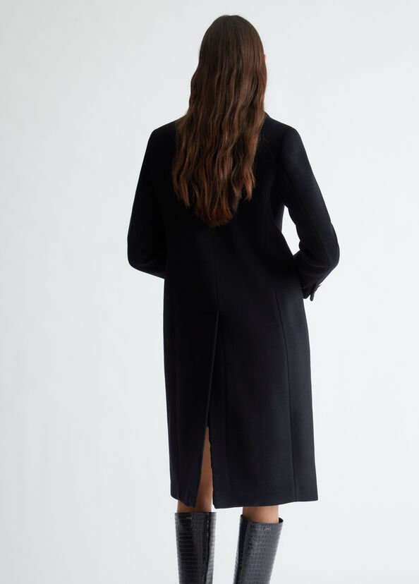 Liu Jo Cappotto slim in misto lana In Vendita