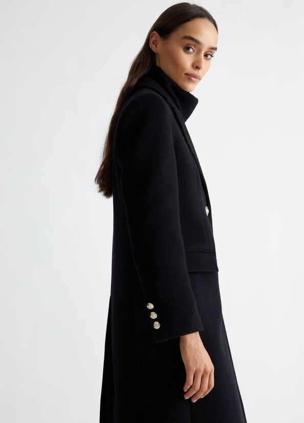 Liu Jo Cappotto slim in misto lana In Vendita