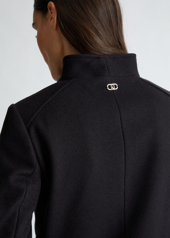 Liu Jo Cappotto doppiopetto in misto lana Saldi