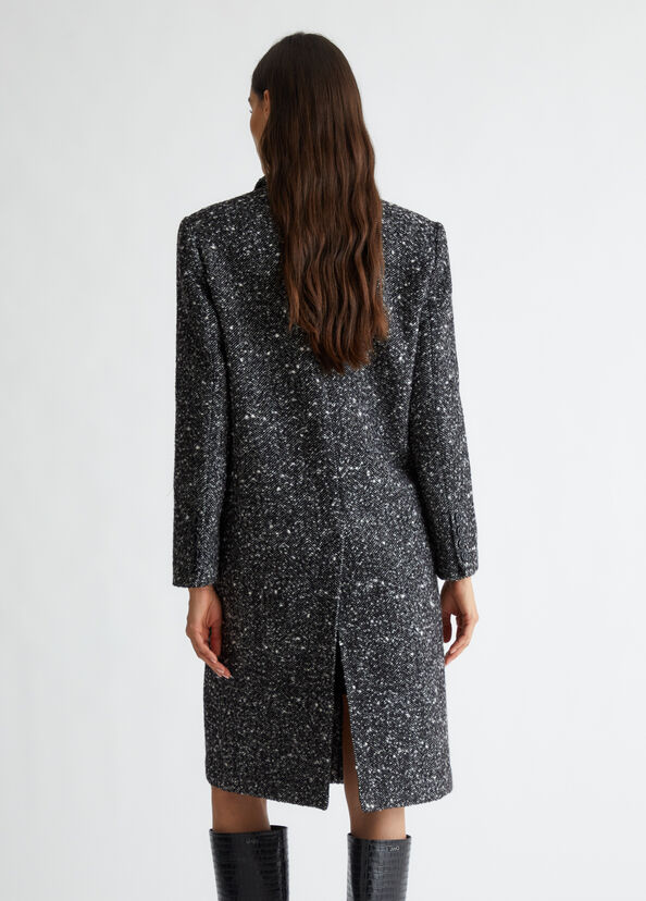 Liu Jo Cappotto in misto lana bouclé Vendita Calda