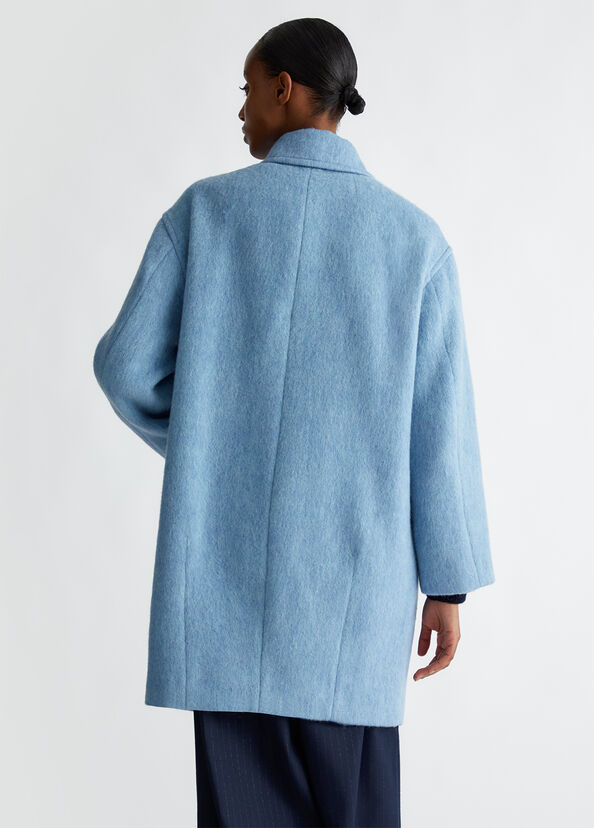 Liu Jo Cappotto doppiopetto in misto lana Vendite Flash