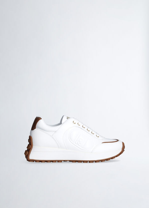 Liu Jo Sneakers bianche in pelle Qualità