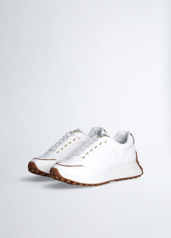 Liu Jo Sneakers bianche in pelle Qualità
