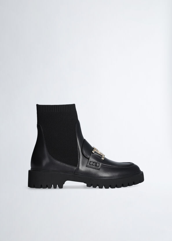 Liu Jo Stivaletti mocassino in pelle Vendita