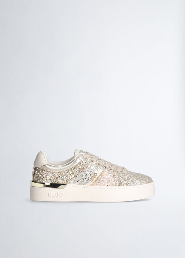 Liu Jo Sneakers con glitter multicolor Promozione Limitata