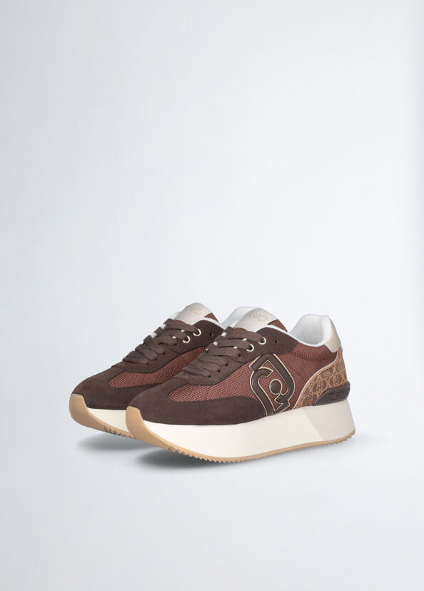 Liu Jo Sneakers monogram e brighty mesh Shopping Online