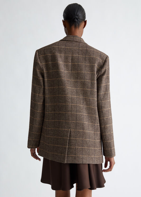 Liu Jo Blazer check con spilla gioiello Novità
