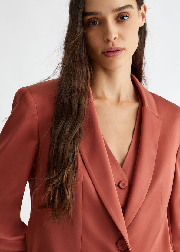 Liu Jo Blazer da completo in raso Offerte