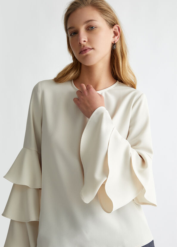 Liu Jo Blusa in crêpe stretch In Linea
