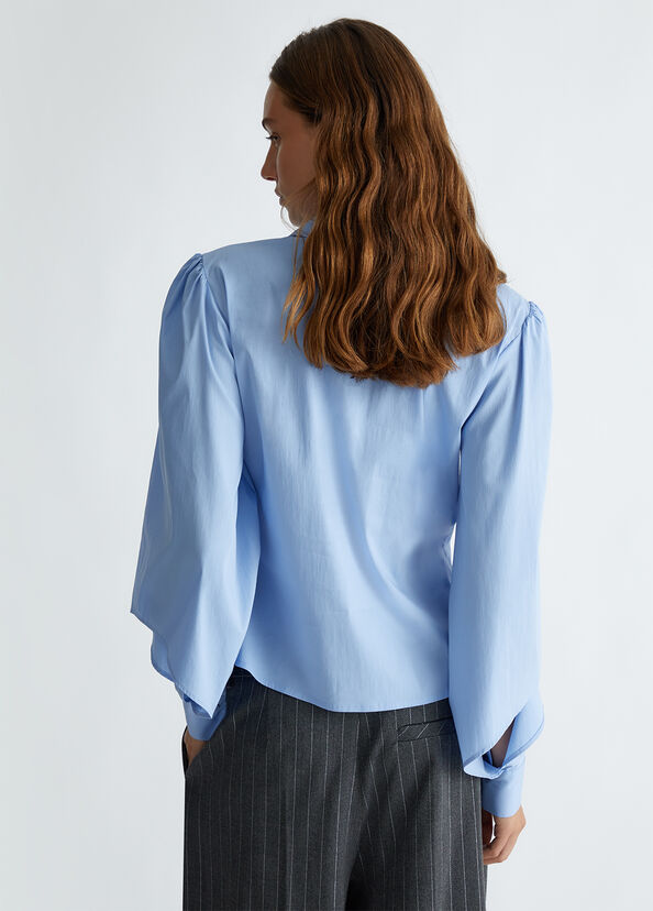 Liu Jo Camicia in popeline con cut-out Nuovo