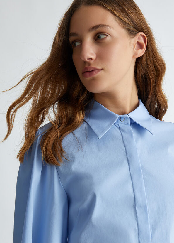 Liu Jo Camicia in popeline con cut-out Nuovo