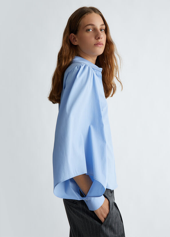 Liu Jo Camicia in popeline con cut-out Nuovo