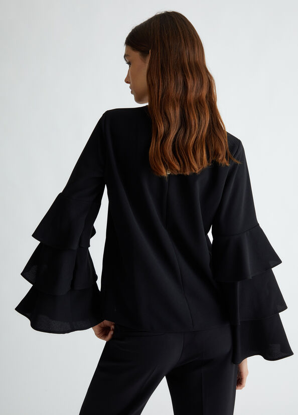 Liu Jo Blusa in crêpe stretch Promozione