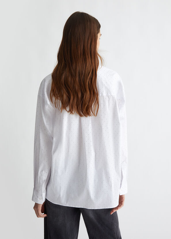 Liu Jo Camicia over con mini borchie Qualità Garantita