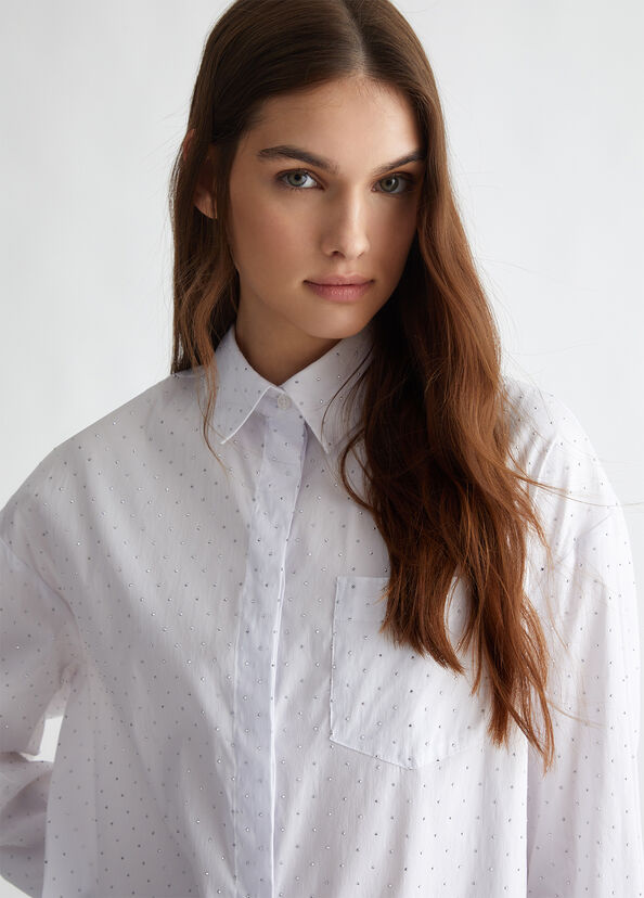 Liu Jo Camicia over con mini borchie Qualità Garantita